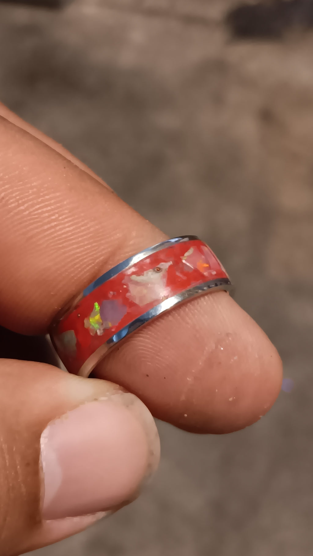 Stainless Steel Glowstone rings