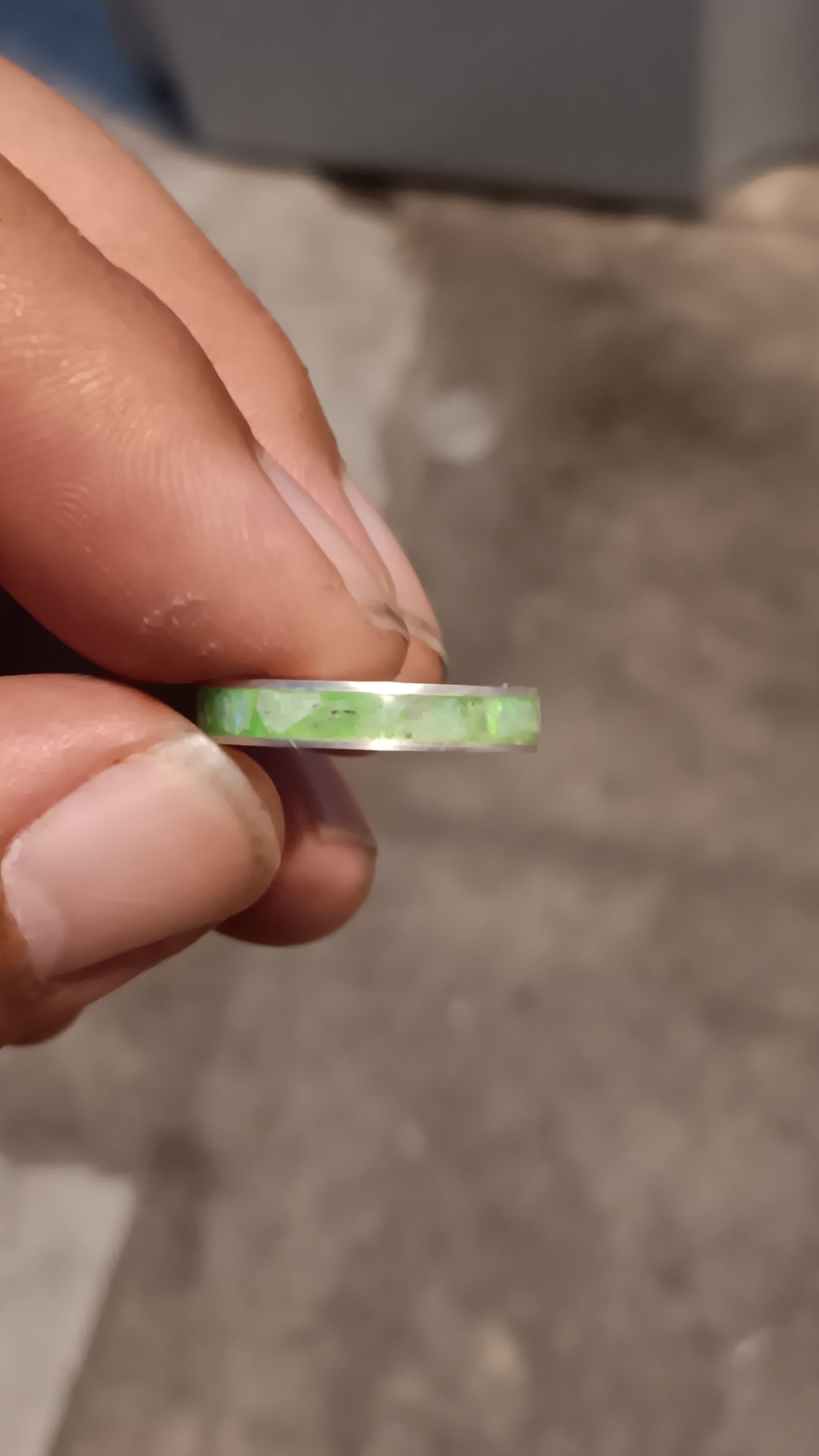 Silver glowstone rings