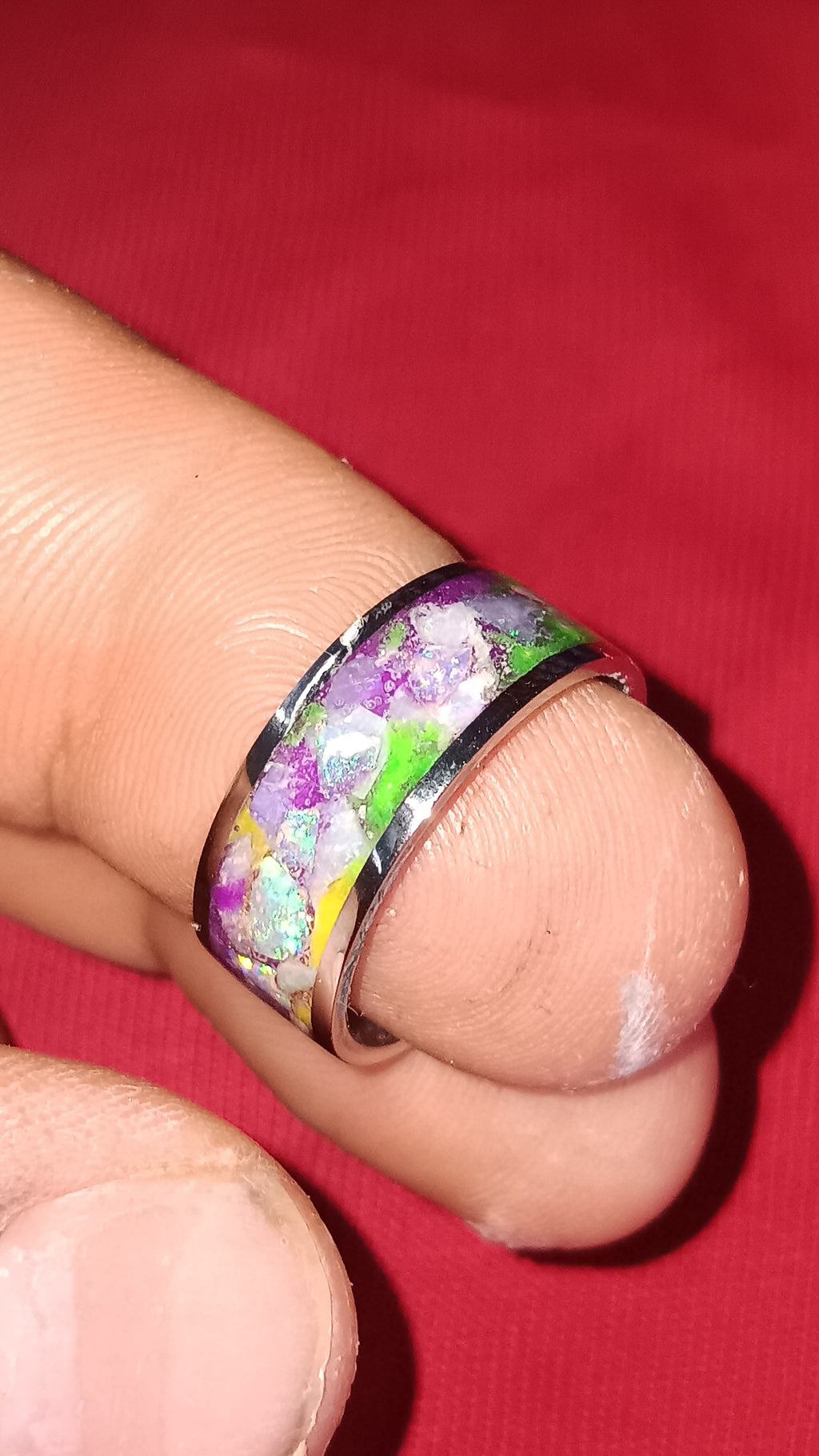 Stainless Steel Glowstone rings