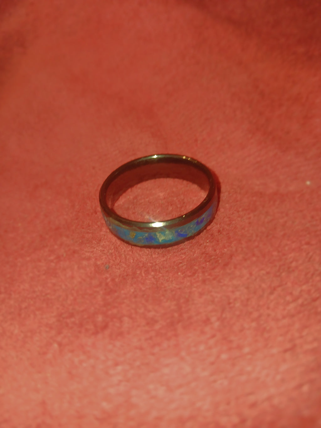 Black Ceramc Inlay Rings