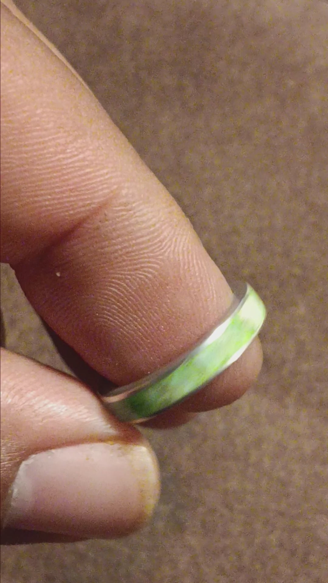 Silver glowstone rings