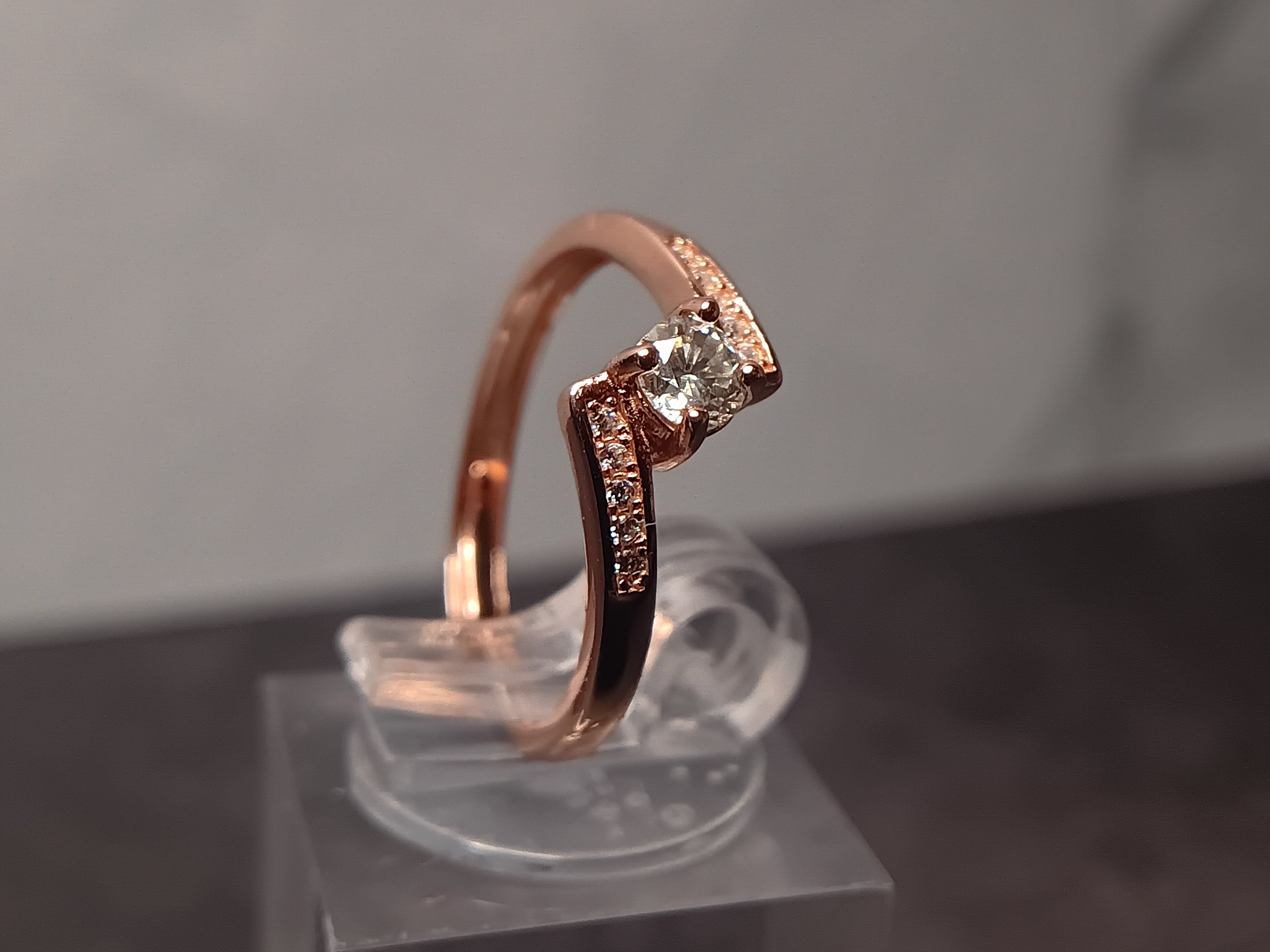 Silver Diamond ring