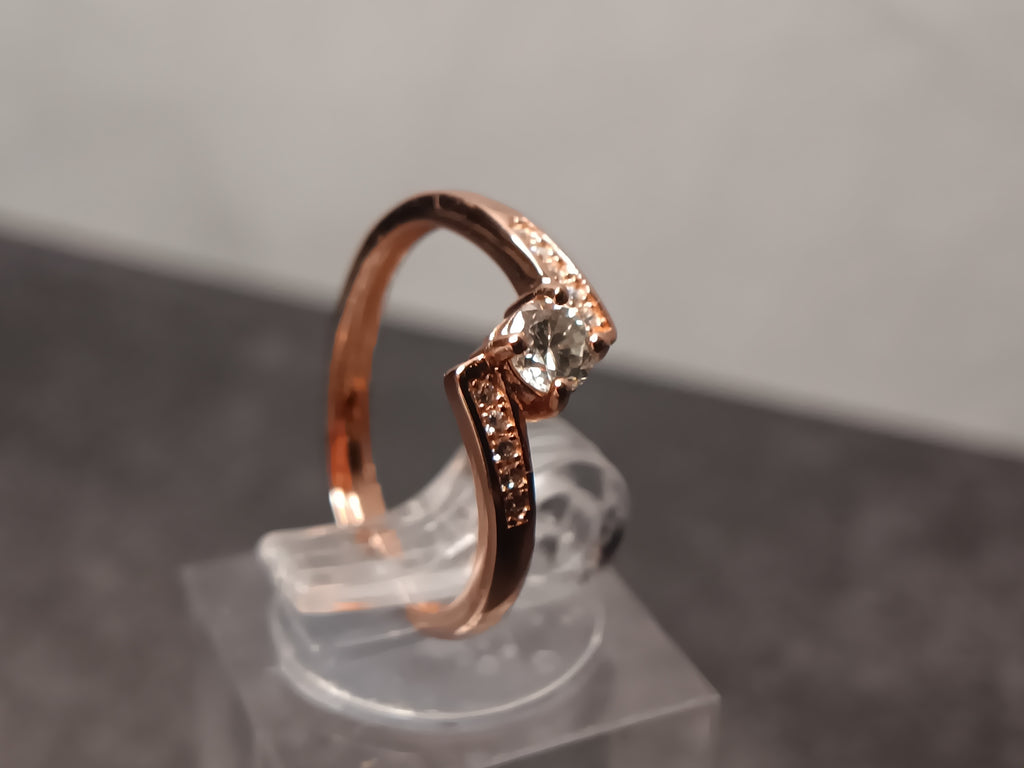 Silver Diamond ring