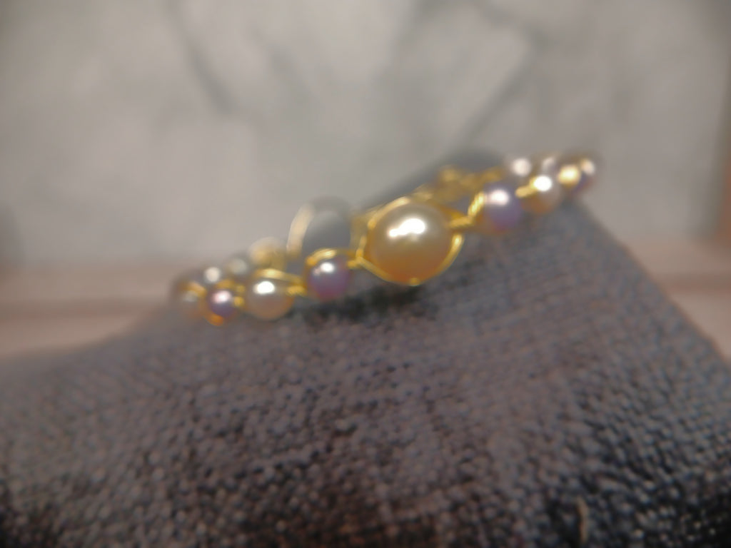 Genuine pearl bracelet