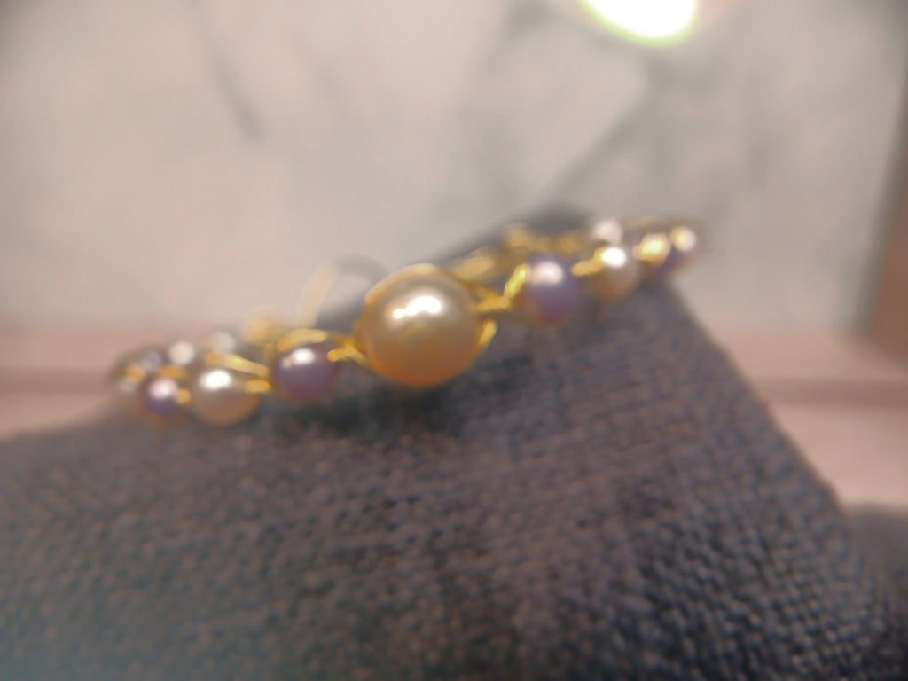 Genuine pearl bracelet