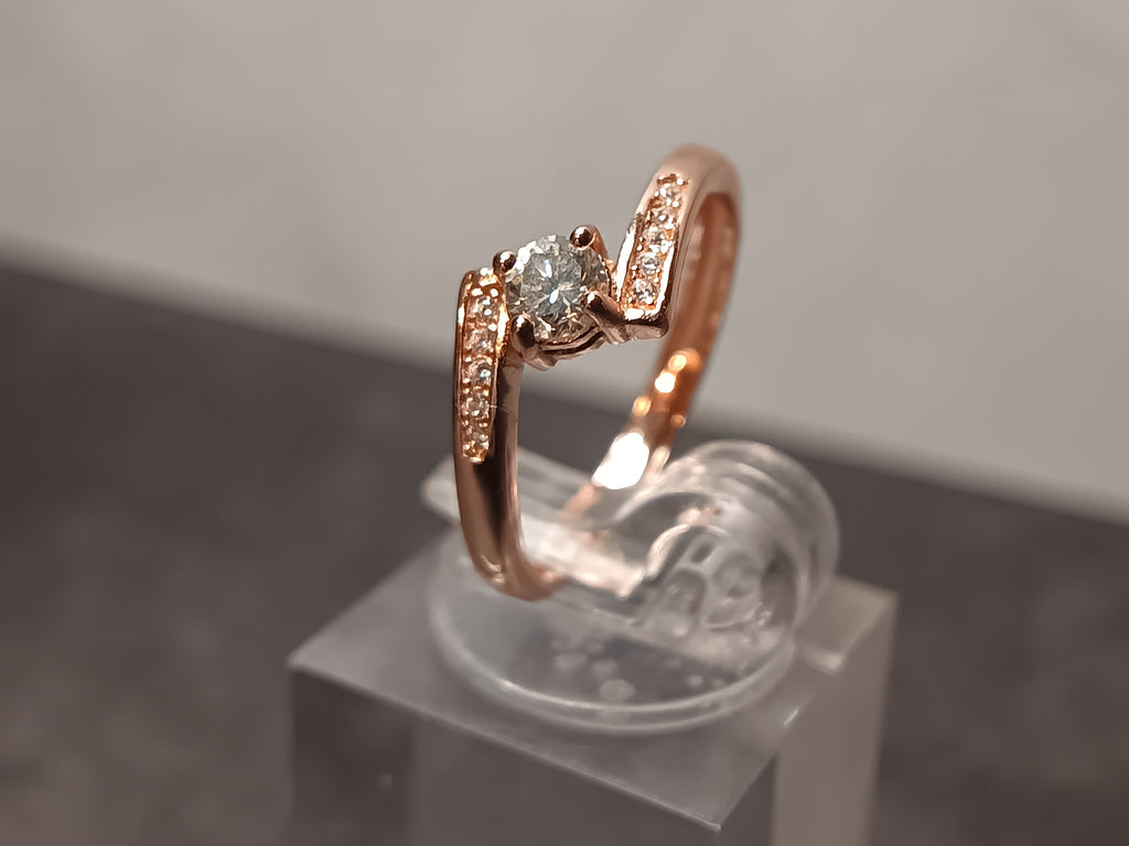 Silver Diamond ring
